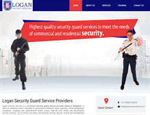Tablet Screenshot of logansecurityservices.com